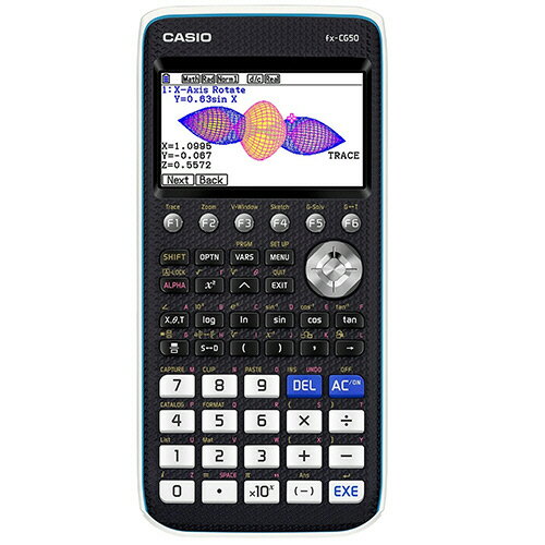 【お取寄せ品】 カシオ　カラーグラフ関数電卓　10桁　ハードケース付　fx−CG50−N　1台 【送料無料】