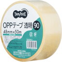 TANOSEE　OPPテープ　透明　48mm×50m　90μm　1巻