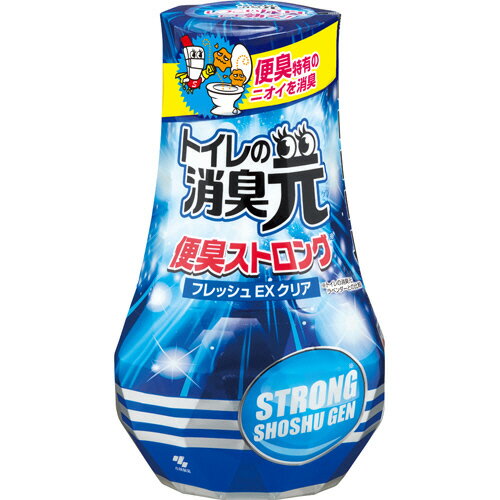 小林製薬　トイレの消臭元　便臭ストロング　フレッシュEXクリア　400ml　1個