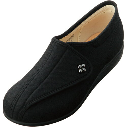 【お取寄せ品】 アサヒシューズ　快歩主義　L011　ブラックストレッチ　22．0cm　KS20523　1足 【送料無料】