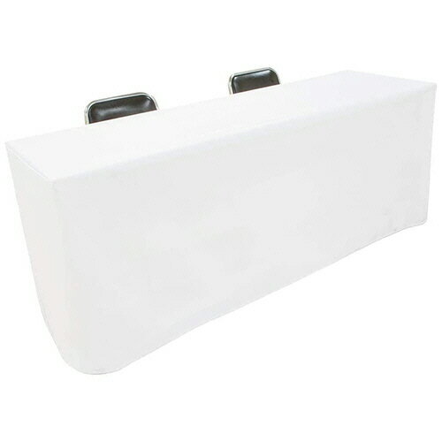 【お取寄せ品】 丸金　長机用　はっ水テーブルクロス　ボックス型　145×320cm　1枚 【送料無料】