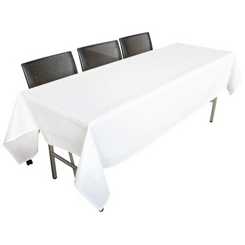 【お取寄せ品】 丸金　長机用　はっ水テーブルクロス　120×240cm　1パック（2枚） 【送料無料】