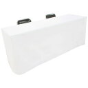 【お取寄せ品】 丸金 長机用 はっ水テーブルクロス ボックス型 145×320cm 1パック(2枚) 【送料無料】(3)