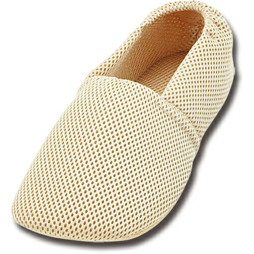 【お取寄せ品】 徳武産業 あゆみ エスパドメッシュ ベージュ M（22．0-23．0cm） 左足 2024 1個