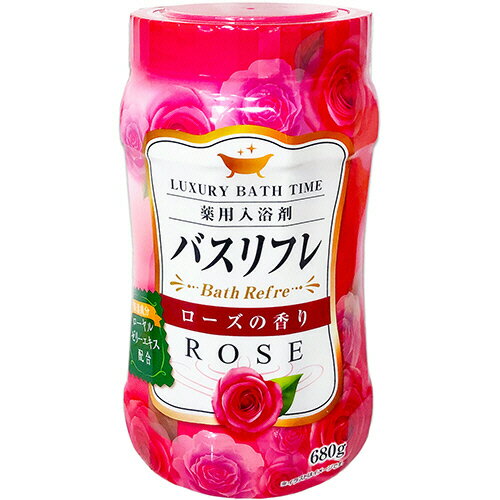 ライオンケミカル　薬用入浴剤バスリフレ　ローズの香り　本体　680g　1本のサムネイル