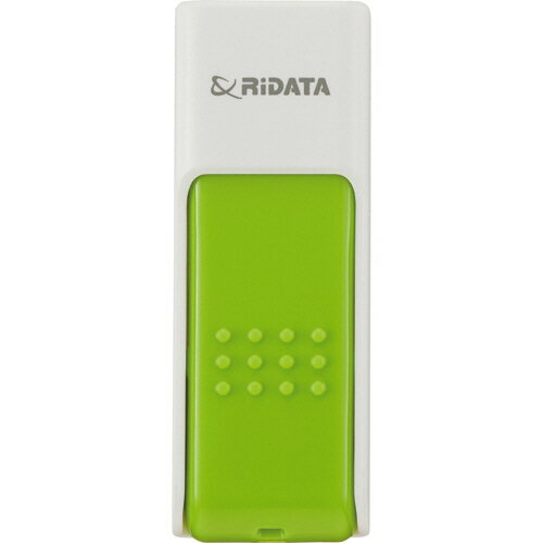 RiDATA ラベル付USBメモリー 32GB ホワイト/グリーン RDA−ID50U032GWT/GR 1個