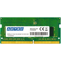 アドテック DDR4 2666MHz PC4−2666 260Pin SO−DIMM 4GB 省電力 ADS2666N−X4G 1枚 【送料無料】