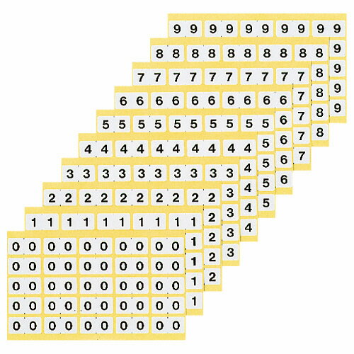 【お取寄せ品】 ライオン事務器 ナンバーラベルL 数字6 KL−1−6 1パック(250片:25片×10シート)