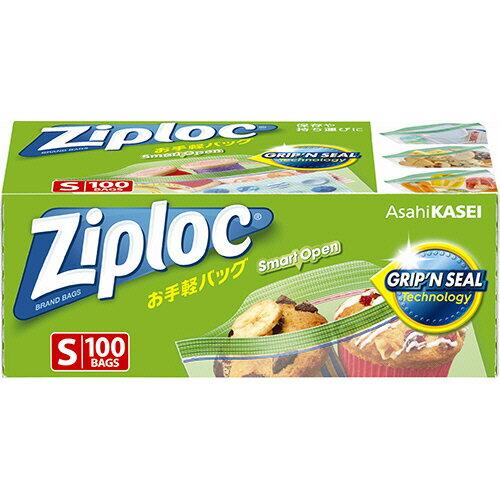 旭化成ホームプロダクツ　ジップロック　お手軽バッグ　S　1箱（100枚）のサムネイル