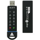 【お取寄せ品】 Apricorn Aegis Secure Key 暗証番号対応USBメモリー 480GB ASK3−480GB 1個 【送料無料】