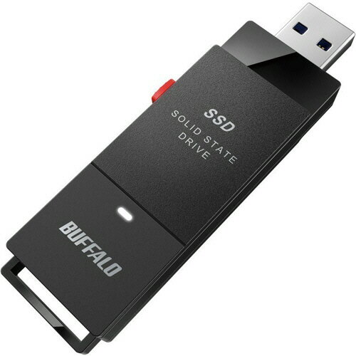 バッファロー　USB3．2（Gen1）　ポータブルSSD　スティック型　250GB　ブラック　SSD－PUT250U3－BKC　1台 