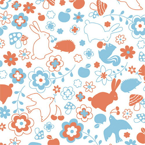 【お取寄せ品】 ササガワ 包装紙 レトロガーリー 半才判 49−1415 1パック(50枚) 【送料無料】