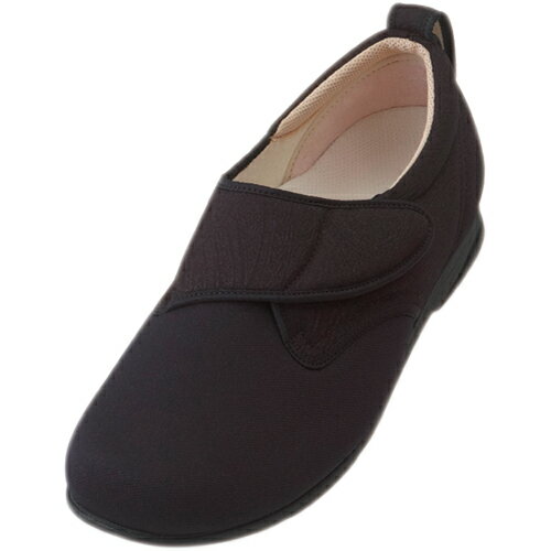 【お取寄せ品】 徳武産業　あゆみ　ウィングストレッチ　黒　3L（25．0〜25．5cm）　左足　1102　1個 【送料無料】