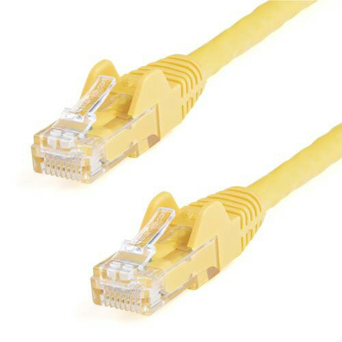 【お取寄せ品】 StarTech.com カテゴリ6 LANケーブル RJ45モールドコネクタ ツメ折れ防止 7.5m イエロー N6PATC750CMYL 1本 【お取寄せ品】 StarTech.com カテゴリ6 LANケーブル RJ45モールドコネクタ ツメ折れ防止 7.5m イエロー N6PATC750CMYL 1本