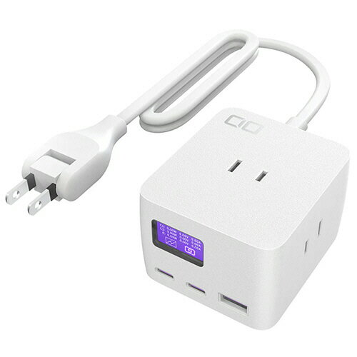 【お取寄せ品】 CIO　電源タップ　Polaris　CUBE　DESK　ホワイト　CIO−PCD67W2C1A−WH　1個 【送料無料】