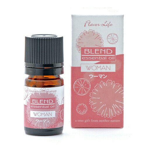  フレーバーライフ社　精油　ブレンドエッセンシャルオイル　ウーマン　5mL　1本