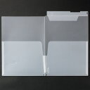 リヒトラブ カルテフォルダー(フラップ付)ダブル(横型) A4ヨコ HK2004 1箱(100枚) 【送料無料】
