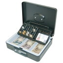 【お取寄せ品】 エンゲルス 手提金庫 B5 W300×D250×H90mm ブラック ES−8000 1台 【送料無料】