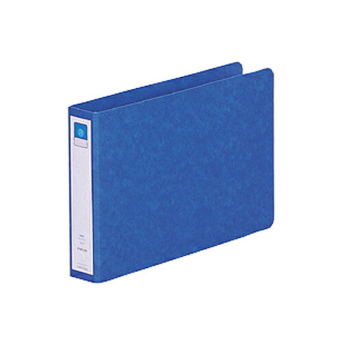 リヒトラブ　リングファイル（ツイストリング）　A5ヨコ　2穴　200枚収容　リング内径25mm　背幅35mm　藍　F−831UN−5　1冊