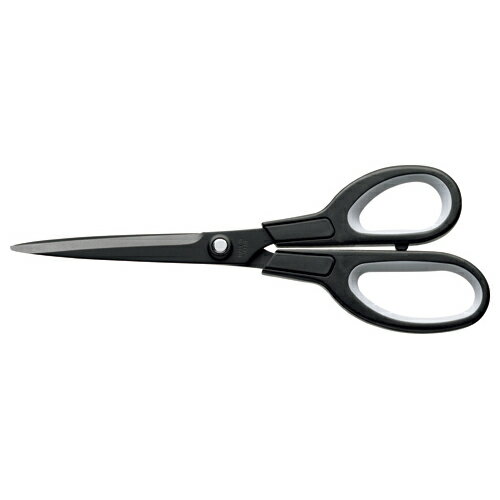 TANOSEE　フッ素はさみ　刃渡り85mm　ブラック　1本