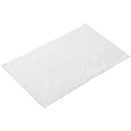 オーミケンシ　バスマット大判　45×70cm　ホワイト　1枚