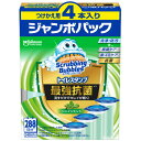 ジョンソン スクラビングバブル トイレスタンプクリーナー 最強抗菌 シャインミント つけかえ用 ジャンボパック 1パック（4本）