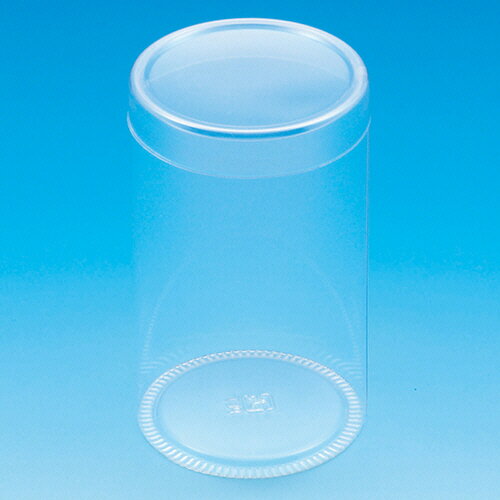 【お取寄せ品】 シモジマ HEIKO 箱 クリスタルボックス PET円筒ケース 60×100 #006854242 1パック(10個)