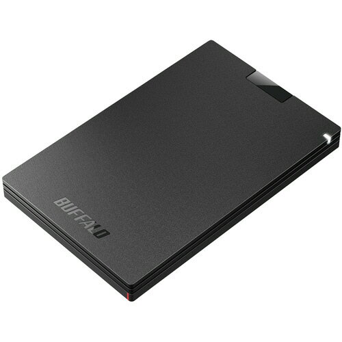 バッファロー USB3．2（Gen1） ポータブルSSD 500GB ブラック SSD－PG500U3－BC 1台 【送料無料】