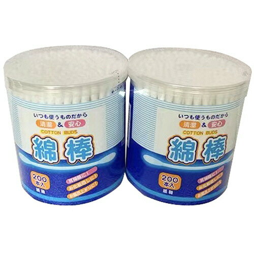 ココロ　紙軸綿棒　1パック（400本：200本×2個）