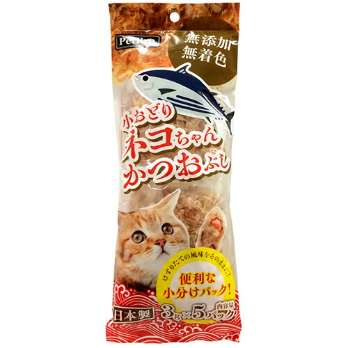 【お取寄せ品】 ペットプロジャパン　PetPro　小おどりネコちゃんかつおぶし　（3g×5パック）　1袋