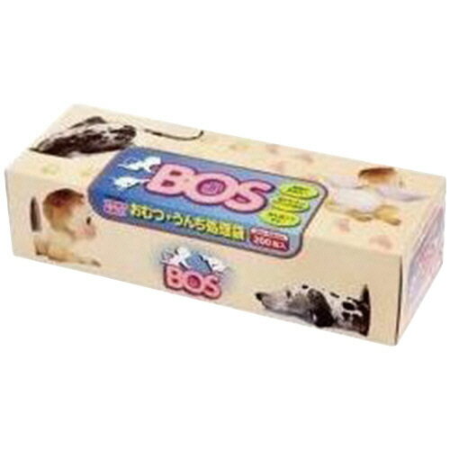 驚異の防臭袋 bos 【お取寄せ品】 クリロン化成　驚異の防臭袋　BOS　箱型　Sサイズ　ピンク　1箱（200枚）