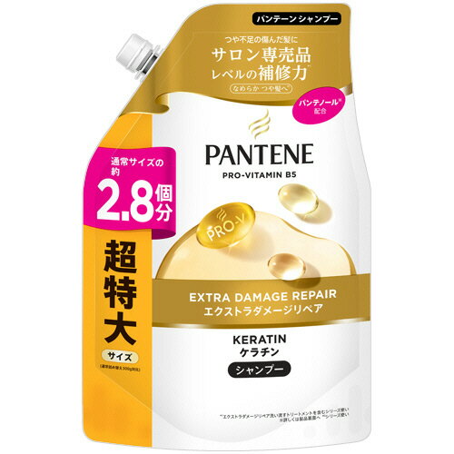 P＆G　パンテーン　エクストラダメージケア　シャンプー　つめかえ用　超特大　860mL　1パック