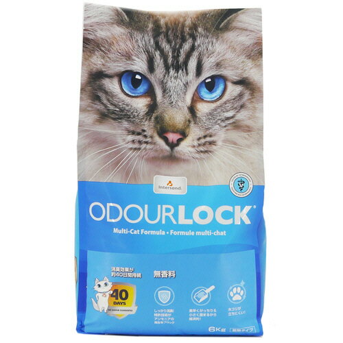 【お取寄せ品】 ペットプロジャパン　HappyDays　猫砂　オードロック　6kg　1パック