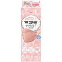 興和 三次元ダイヤモンドマスク フリーサイズ ピンクベージュ 個包装 1箱(20枚)