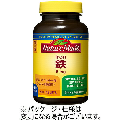 【お取寄せ品】 大塚製薬　ネイチャーメイド　鉄（アイアン）　100日分　1個（200粒）