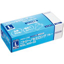 中部物産貿易 ニトリーノセミロング 粉無し L ブルー NSL300−02−L 1箱(100枚)