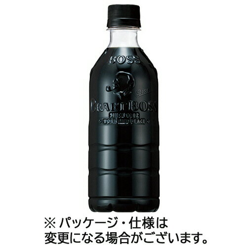 サントリー　クラフトボス　ブラック　ラベルレス　500ml　ペットボトル　1ケース（24本） 