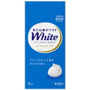 花王 石鹸ホワイト 普通サイズ 85g/個 1箱(6個)