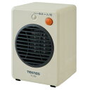 【お取寄せ品】 千住 TEKNOS ミニセラミックファンヒーター 300W ホワイト TS-301 1台
