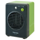【お取寄せ品】 千住 TEKNOS ミニセラミックファンヒーター 300W グリーン TS-311 1台