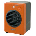 【お取寄せ品】 千住 TEKNOS ミニセラミックファンヒーター 300W オレンジ TS-321 1台
