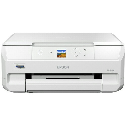 エプソン　Colorio　カラーインクジェット複合機　A4　EP−716A　1台 【送料無料】