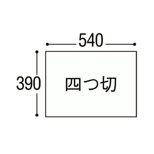 TANOSEE　色画用紙　四つ切　ひまわり　1パック（10枚）の商品画像 3