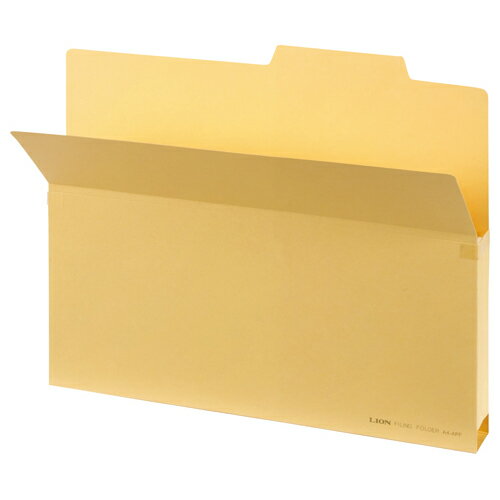 ライオン事務器　持出しフォルダー　B5　クリーム　B5－APF　1セット（10冊）
