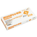 川西工業 ポリエチレン手袋 #2019 外エンボス クリア S 1セット(1000枚:100枚×10箱)