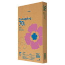 TANOSEE ゴミ袋エコノミー 乳白半透明 70L BOXタイプ 1セット(550枚:110枚×5箱) 【送料無料】
