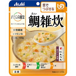 アサヒグループ食品　バランス献立　鯛雑炊　100g　1セット（24パック） 【送料無料】