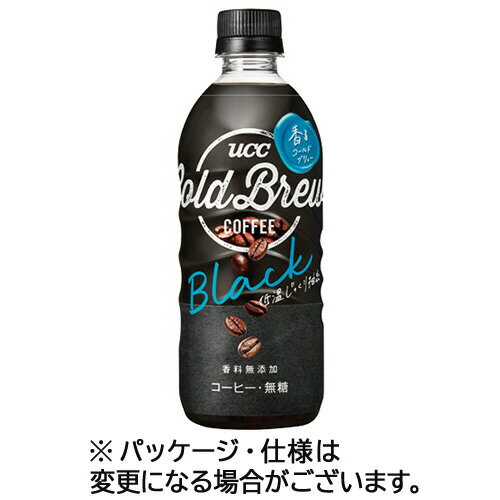 UCC　ブラック　COLD　BREW（コールドブリュー）　無糖　500ml　ペットボトル　1ケース（24本） 