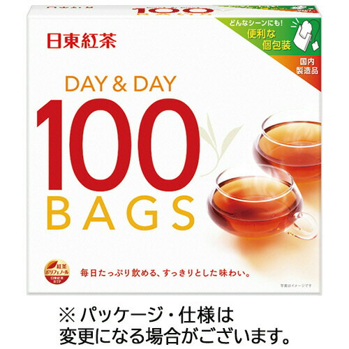 三井農林 日東紅茶 デイ＆デイ ティーバッグ 1セット（600バッグ：100バッグ×6箱） 【送料無料】