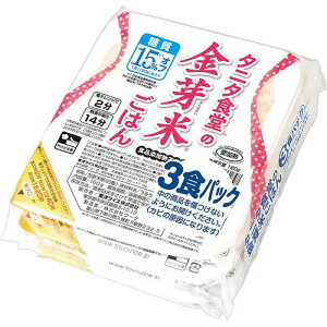 東洋ライス　タニタ食堂の金芽米ごはん　160g　1ケース（24食：3食×8パック） 【送料無料】